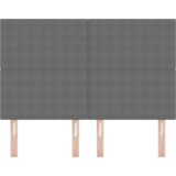  LED lučka za posteljo, svetlo siva, 72 cm, iz kordurojskega blaga, (22052659) | Shoptok.si