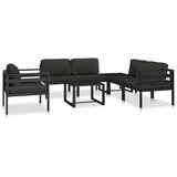 SOFA za jednu osobu s jastucima aluminijska antracit | shoptok.hr