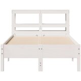 vidaXL Okvir kreveta bez madraca bijeli 120 x 200 cm masivna borovina | shoptok.hr