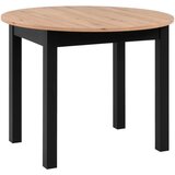 MID.YOU Jedilna miza , črna, hrast artisan | Shoptok.si