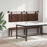  Držeće uzglavlje Zidne Smeđa 170 x 55 x 5 cm Lažna koža - Smeđa 160 cm bez LED | shoptok.hr