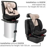 Lorelli Concord Pro autosjedalica i-size Isofix 360° 40-150 cm, Black | shoptok.hr