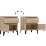  Nočna omarica 2 kosa Sonoma hrast 40x35x50 cm, (20716219) | Shoptok.si