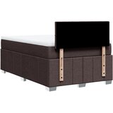  Krevet box spring s madracem tamnosmeđi 120 x 190 cm od tkanine | shoptok.hr