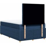  Krevet s oprugama i madracem plavi 120 x 190 cm od tkanine | shoptok.hr