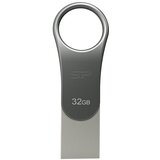 SiliconPower Mobile C80 USB flash drive 32 GB USB Type-A /USB Type-C 3.0 (3.1 Gen 1) Titanium | shoptok.hr