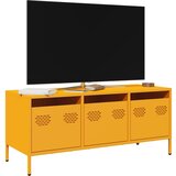vidaXL TV omarica gorčično rumena 101,5x39x43,5cm hladno valjano jeklo Cene