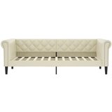  Dnevni krevet krem 80 x 200 cm od umjetne kože | Eponuda.com