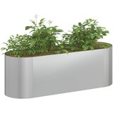  Povišeni vrtni krevet Pocinčani čelik 120 x 40 x 40 cm | shoptok.hr