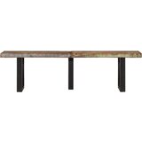 vidaXL Klop 160 cm trden predelan les in jeklo | Shoptok.si