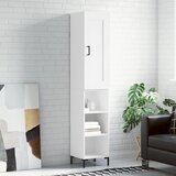 vidaXL Visoka komoda bijeli 34 5x34x180 cm od konstruiranog drva | shoptok.hr