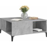  Stolić za kavu boja betona 80 x 80 x 36,5 cm konstruirano drvo Siva | shoptok.hr
