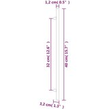  Ručke za ormarić 10 kom zlatne 480 mm od nehrđajućeg čelika | shoptok.hr