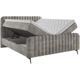MID.YOU POSTELJA Z VZMETNICO 140 cm x 200 cm , les, tekstil, leseni material rjava | Shoptok.si