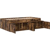  Krevet s pohranom Dimljeni hrast 80x200 cm | shoptok.hr