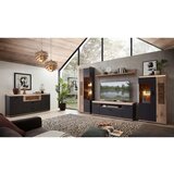 Stylife komoda, barve grafita, barve hrasta | Shoptok.si