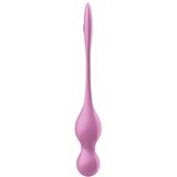 Satisfyer Balls Love Birds 1 - pametna, vibrirajuća lopta gejše (ružičasta) | shoptok.hr