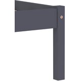  Okvir za krevet od masivne borovine sivi 160 x 200 cm | shoptok.hr