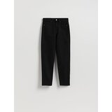 Reserved Mom fit slim traperice - crno | shoptok.hr