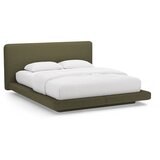 Micadoni Zelena oblazinjena zakonska postelja 140x200 cm Linea – | Shoptok.si