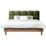 Bobochic Paris Zelena oblazinjena zakonska postelja z letvenim dnom 160x200 cm Kumo – | Shoptok.si