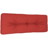  Jastuk za palete crveni 120 x 40 x 12 cm od tkanine | Eponuda.com