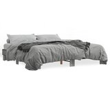 Furnova Posteljni okvir siva sonoma 180x200 cm inž. les in kovina, (21944116) | Shoptok.si