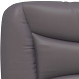  Posteljni okvir z vzglavjem siv 180x200 cm umetno usnje, (21081657) | Shoptok.si