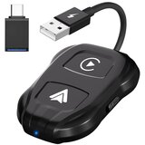  TechAdro Carplay Wireless Adapter za auto Andorid 2 u 1 USB, Type C crni | ePonuda.com