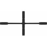  Noge blagovaonskog stola u obliku pauka crne 150x78x(72-73) cm čelik | Eponuda.ba