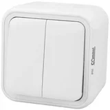 Serijska instalacijska sklopka 10A 250V IP55 bela