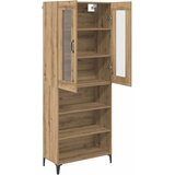  Highboard Umjetnički hrast 69,5 x 34 x 180 cm Konstruirano drvo | shoptok.hr
