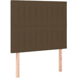 Krevet s oprugama i madracem tamnosmeđi 90 x 190 cm od tkanine | Eponuda.com