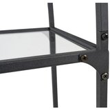 Hanah home polica za knjige mona black glass