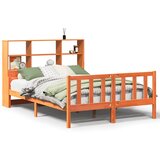  Krevet s regalom za knjige bez madraca 150x200 cm masivno drvo | shoptok.hr