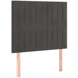 Box spring postelja z vzmetnico temno siva 120x200 cm žamet, (20791600) | Shoptok.si