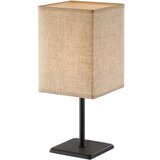 Fischer & Honsel Črna/bež namizna svetilka s tekstilnim senčilom (višina 30 cm) Lela – Cene