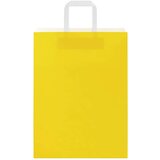  Papirnate vrećice 50 kom s ručkama žute 26x12x35 cm | shoptok.hr