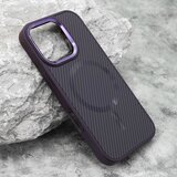  maska carbon magsafe za iphone 16 pro/ ljubičasta Cene
