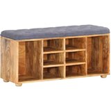 vidaXL Klop za hodnik 100x35x47 cm trden mangov les | Shoptok.si