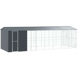  Avijar za ptice s produžetkom antracit 310x838x247 cm čelik | shoptok.hr