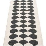 Pappelina Črn/kremno bel zunanji in notranji tekač 70x150 cm Poppy Black Vanilla – | Shoptok.si