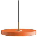 UMAGE Narančasta metalna LED viseća svjetiljka s mogućnosti zatamnjivanja s metalnim sjenilom ø 31 cm Asteria Plus – u