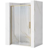 Rea drsna tuš vrata rapid slide 140 gold brush | Shoptok.si