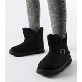 Gemre Black insulated snow boots with Monal cutout | Shoptok.si