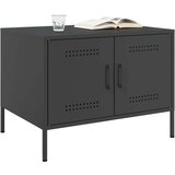 vidaXL Stolić za kavu crni 68 x 50 x 50,5 cm od hladno valjanog čelika | shoptok.hr