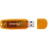 Intenso USB Flash drive 64GB Hi-Speed USB 2.0, Rainbow Line, ORANGE - USB2.0-64GB/Rainbow | shoptok.hr