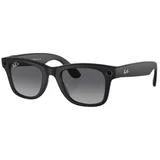 Meta Wayfarer (Gen 1) Matte Black, Polarized Gradient Graphite Large 155/53 RW4008 (601ST3-53)