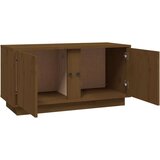 TV ormarić smeđa boja meda 80x34x40 5 cm od masivne borovine | shoptok.hr