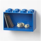Lego Otroška modra stenska polica LEGO® Brick 8